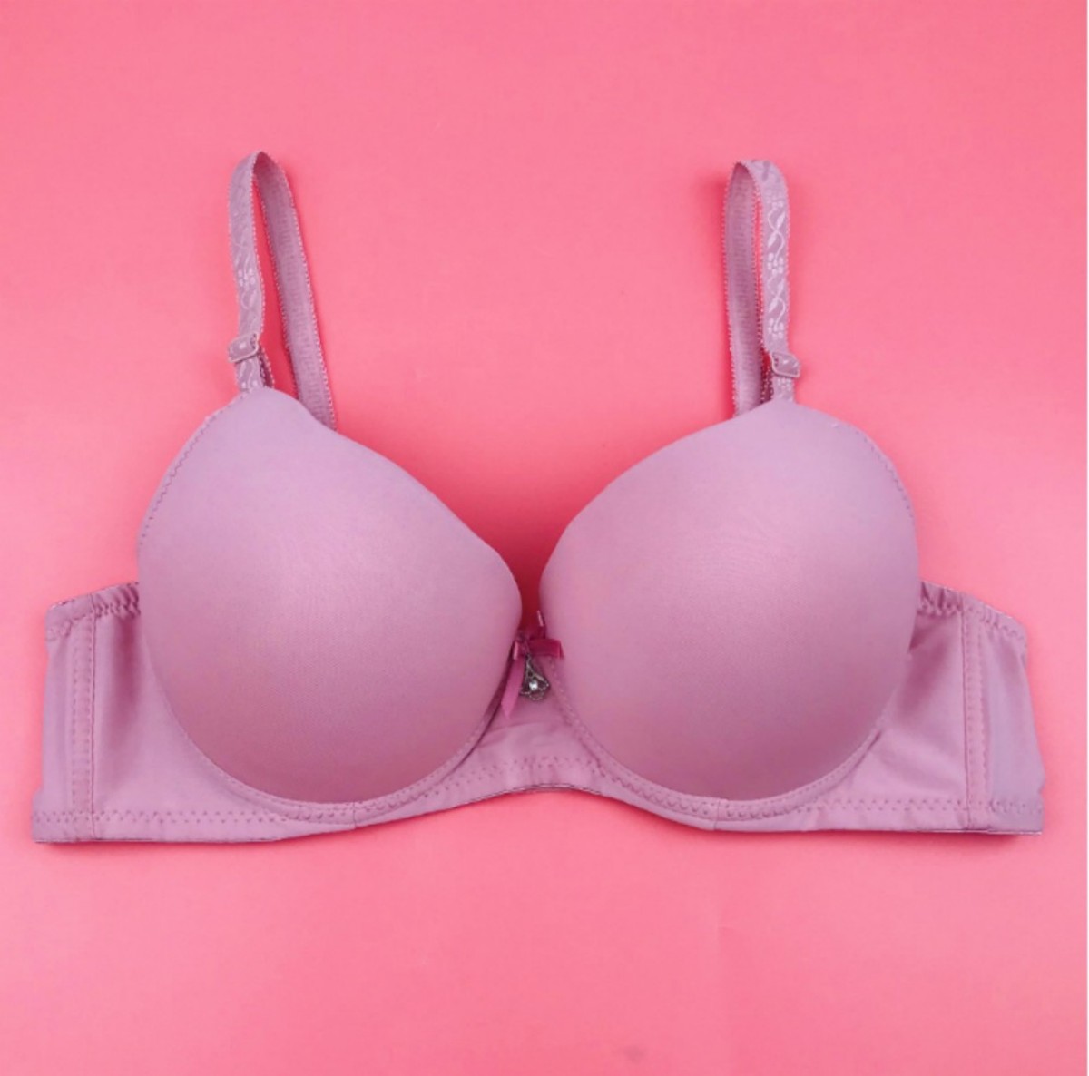 Womens Push Up Bra Underwire Basic Everyday Classic Soft Padded Smooth Bras
